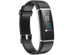 PEARL Smartwatch Mit GPS:Fitness-Armband, GPS-Streckenverlauf, Puls, XL-Farb-Display, App, IP67 -Newgen medicals Shop nx4424 8