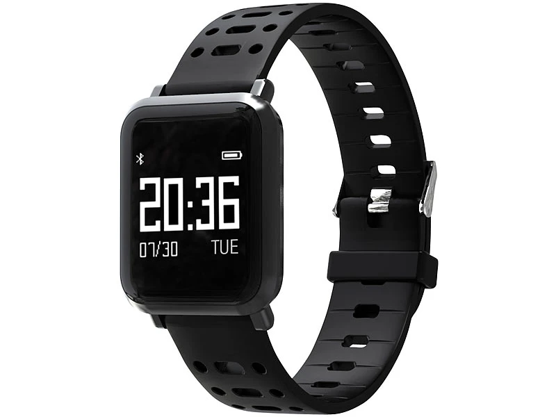 Newgen Medicals Smartwatch Blutdruck:Fitness-Uhr Mit Blutdruck- & Herzfrequenz-Anzeige, Bluetooth 4.0, IP68 5 Newgen Medicals Smartwatch Blutdruck:Fitness-Uhr Mit Blutdruck- & Herzfrequenz-Anzeige, Bluetooth 4.0, IP68 – Bild 5