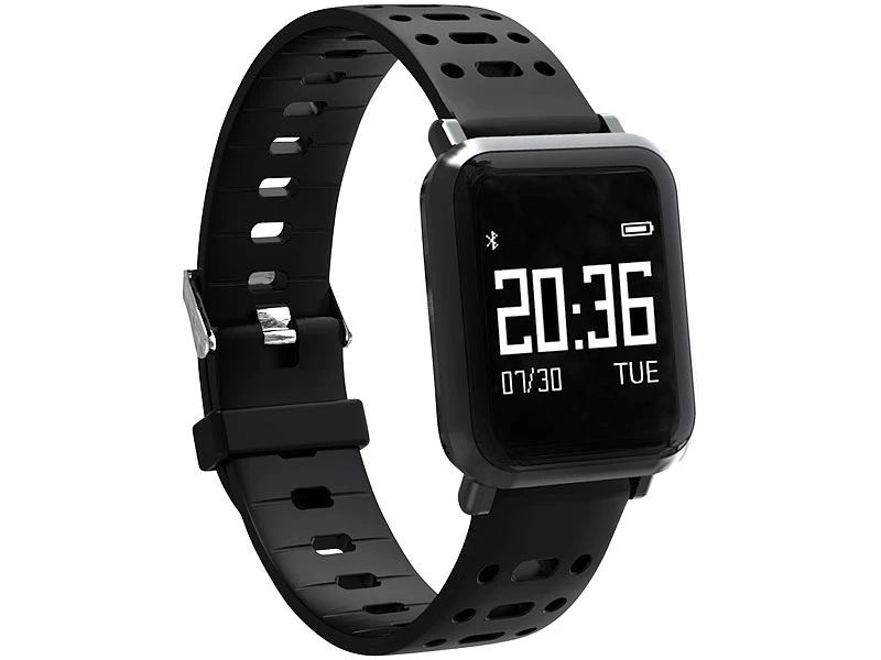 Newgen Medicals Smartwatch Blutdruck:Fitness-Uhr Mit Blutdruck- & Herzfrequenz-Anzeige, Bluetooth 4.0, IP68 4 Newgen Medicals Smartwatch Blutdruck:Fitness-Uhr Mit Blutdruck- & Herzfrequenz-Anzeige, Bluetooth 4.0, IP68 – Bild 4