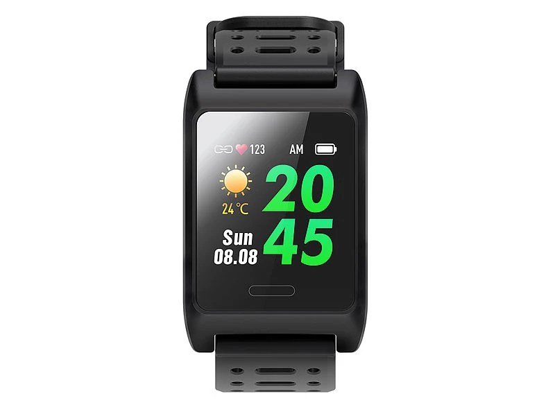 Newgen Medicals Sportuhr:Fitness-GPS-Smartwatch, Herzfrequenz-Anzeige, Farb-Display, App, IP68 5 Newgen Medicals Sportuhr:Fitness-GPS-Smartwatch, Herzfrequenz-Anzeige, Farb-Display, App, IP68 – Bild 5