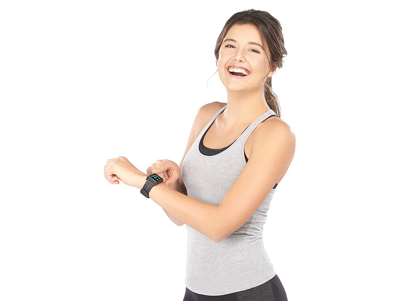Newgen Medicals Sportuhr:Fitness-GPS-Smartwatch, Herzfrequenz-Anzeige, Farb-Display, App, IP68 6 Newgen Medicals Sportuhr:Fitness-GPS-Smartwatch, Herzfrequenz-Anzeige, Farb-Display, App, IP68 – Bild 6