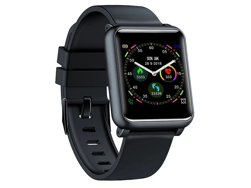 Newgen Medicals Fitness Armbanduhr:Fitness-Uhr Mit EKG- & Blutdruckanzeige, Bluetooth, Touchdisplay, IP68 6 Newgen Medicals Fitness Armbanduhr:Fitness-Uhr Mit EKG- & Blutdruckanzeige, Bluetooth, Touchdisplay, IP68 – Bild 6