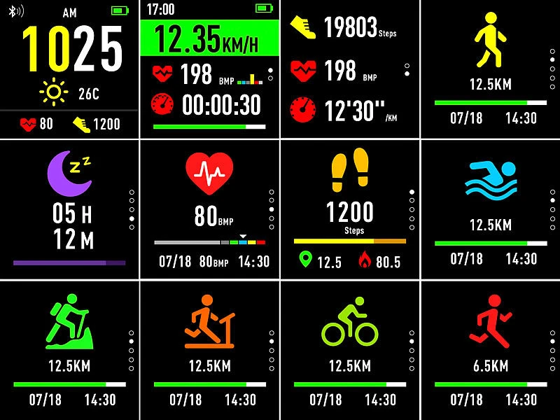 Newgen Medicals GPS Smartwatch:GPS-Sportuhr, Always-On-Display, Bluetooth, App,Versandrückläufer 8 Newgen Medicals GPS Smartwatch:GPS-Sportuhr, Always-On-Display, Bluetooth, App,Versandrückläufer – Bild 8