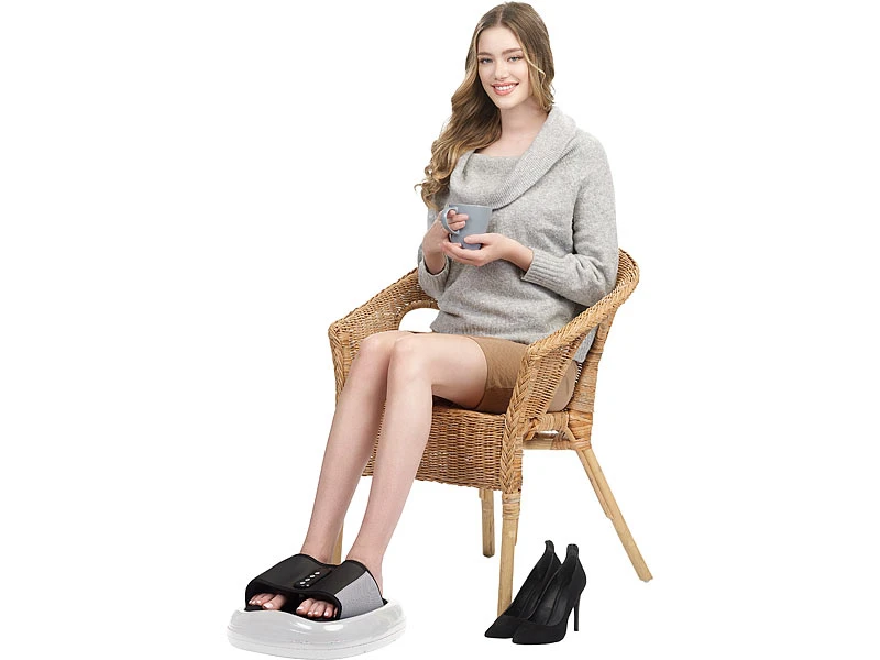 Newgen Medicals Fußwärmer Mit Massage:Shiatsu-Fußmassagegerät, Wärme- & Akupunkturfunktion,Versandrückläufer 6 Newgen Medicals Fußwärmer Mit Massage:Shiatsu-Fußmassagegerät, Wärme- & Akupunkturfunktion,Versandrückläufer – Bild 6