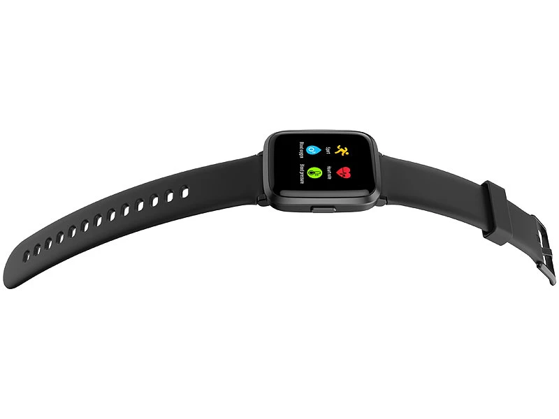 Newgen Medicals Smartwatch Android:Fitness-Armband Mit Glas-Touchscreen-Display, Versandrückläufer 18 Newgen Medicals Smartwatch Android:Fitness-Armband Mit Glas-Touchscreen-Display, Versandrückläufer – Bild 18