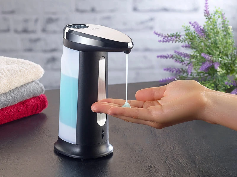 Carlo Milano Desinfektionsspender:Automatischer Seifenspender Mit IR-Sensor, 400 Ml 2 Carlo Milano Desinfektionsspender:Automatischer Seifenspender Mit IR-Sensor, 400 Ml – Bild 2