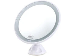 Sichler Beauty Schminkspiegel:Saugnapf-Kosmetikspiegel Mit LED-Licht Und Akku, 5-fache Vergrößerung -Newgen medicals Shop nx5553 1