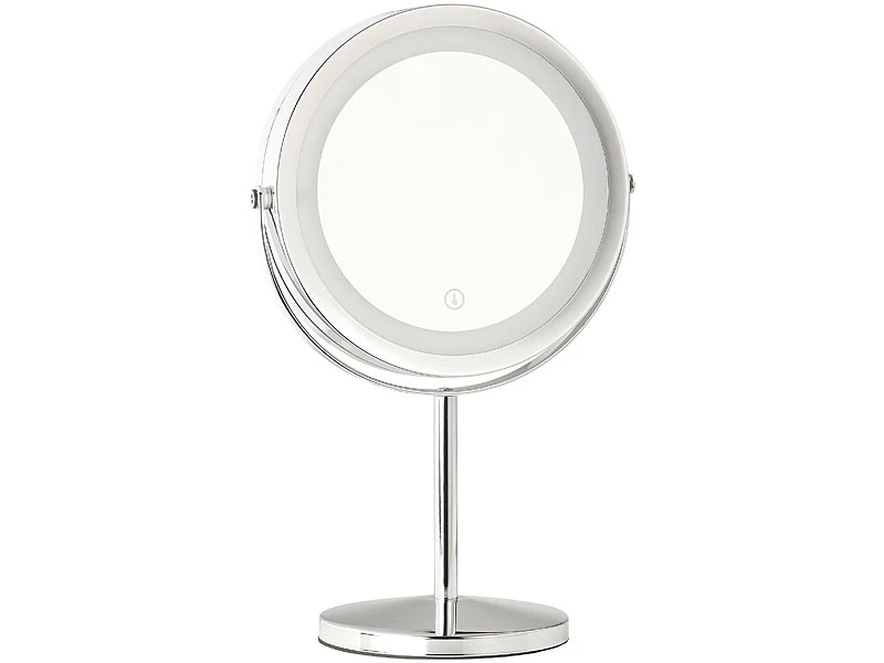 Sichler Beauty Vergrößerungsspiegel:LED-Kosmetikspiegel, 2 Spiegelflächen, Akku, 3x / 7x Vergrößerung 7 Sichler Beauty Vergrößerungsspiegel:LED-Kosmetikspiegel, 2 Spiegelflächen, Akku, 3x / 7x Vergrößerung – Bild 7