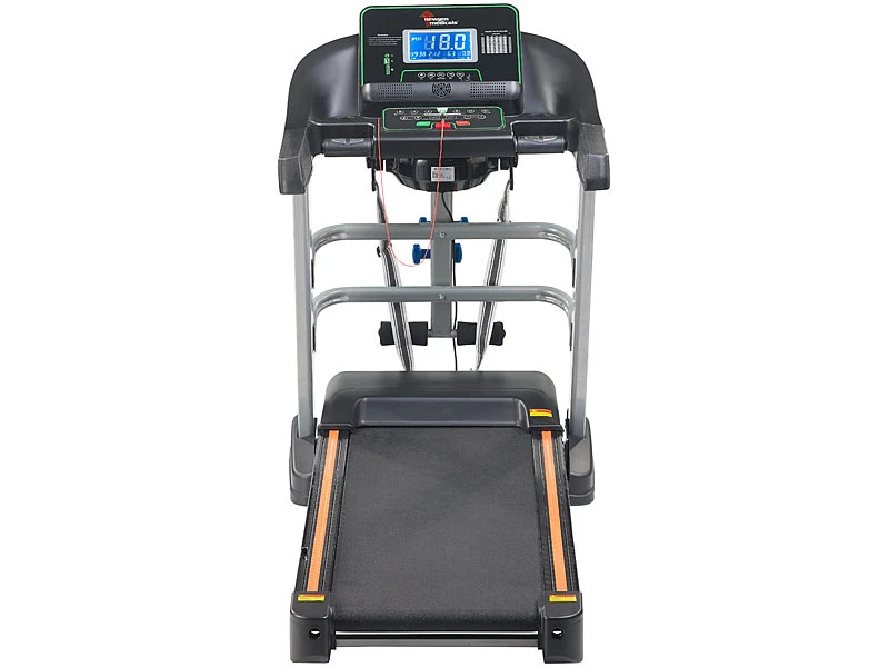 Newgen Medicals Bandmassagegerät:Profi-Laufband & Fitness-Station, App, Bluetooth, 18 Km/h, 1.865 Watt 7 Newgen Medicals Bandmassagegerät:Profi-Laufband & Fitness-Station, App, Bluetooth, 18 Km/h, 1.865 Watt – Bild 7