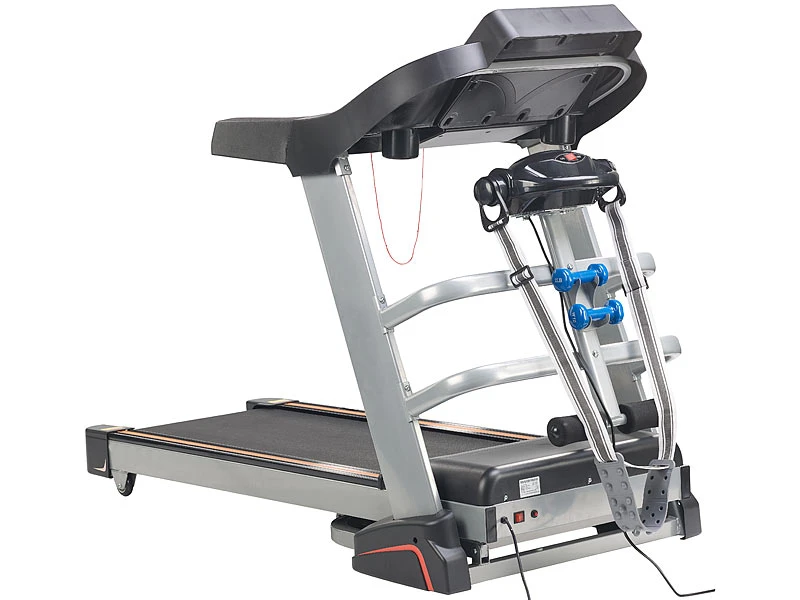 Newgen Medicals Bandmassagegerät:Profi-Laufband & Fitness-Station, App, Bluetooth, 18 Km/h, 1.865 Watt 8 Newgen Medicals Bandmassagegerät:Profi-Laufband & Fitness-Station, App, Bluetooth, 18 Km/h, 1.865 Watt – Bild 8