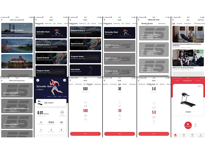Newgen Medicals Heimtrainer:Profi-Laufband Mit App & Bluetooth, Pulsmesser, 12 Programme, 1.100 W 6 Newgen Medicals Heimtrainer:Profi-Laufband Mit App & Bluetooth, Pulsmesser, 12 Programme, 1.100 W – Bild 6