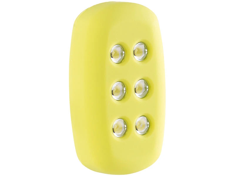 Lunartec LED Blinklicht:Kinetisches Clip-On-Sicherheitslicht Mit 6 LEDs, 15 Lumen, IPX8 2 Lunartec LED Blinklicht:Kinetisches Clip-On-Sicherheitslicht Mit 6 LEDs, 15 Lumen, IPX8 – Bild 2