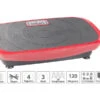 Newgen Medicals Vibrationsplatte Übungen:Breite 3D-Vibrationsplatte WBV-600.3D, 500 Watt, 20 Frequenzen & Timer