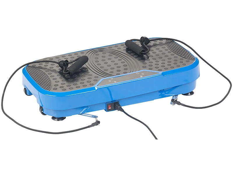 Newgen Medicals Vibrationstrainer:Breite Vibrationsplatte, 300 Watt, 20 Frequenzen, Fernbedienung, Timer 4 Newgen Medicals Vibrationstrainer:Breite Vibrationsplatte, 300 Watt, 20 Frequenzen, Fernbedienung, Timer – Bild 4