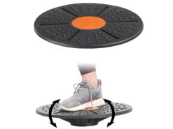 PEARL Sports Wackelbrett:Balance Board Für Gleichgewichts- Und Koordinations-Training, Ø 40 Cm