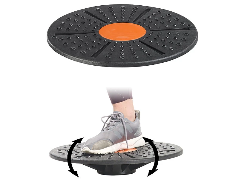 PEARL Sports Wackelbrett:Balance Board Für Gleichgewichts- Und Koordinations-Training, Ø 40 Cm 1 PEARL Sports Wackelbrett:Balance Board Für Gleichgewichts- Und Koordinations-Training, Ø 40 Cm