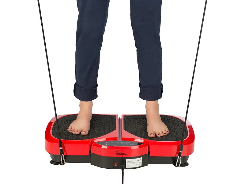 Newgen Medicals Fitness Vibrationsplatte Mit Oszillation Und 2 Expandern, Bis 100 Kg 6 Newgen Medicals Fitness Vibrationsplatte Mit Oszillation Und 2 Expandern, Bis 100 Kg – Bild 6