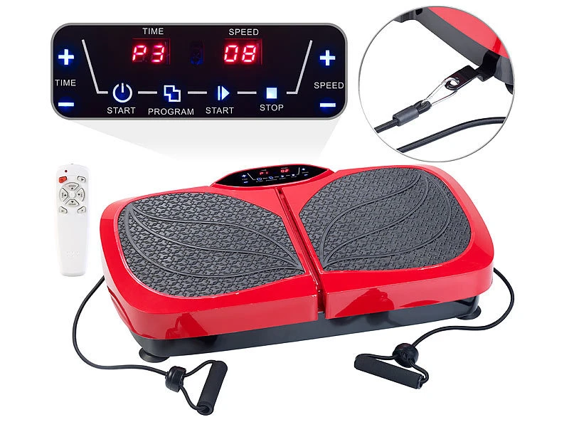 Newgen Medicals Fitness Vibrationsplatte Mit Oszillation Und 2 Expandern, Bis 100 Kg 2 Newgen Medicals Fitness Vibrationsplatte Mit Oszillation Und 2 Expandern, Bis 100 Kg – Bild 2