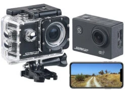 Speeron Helm-Kamera:Tauch-Video-Set Mit Tauchmaske Und 4K-Action-Cam, Größe XL 35 Speeron Helm-Kamera:Tauch-Video-Set Mit Tauchmaske Und 4K-Action-Cam, Größe XL -Newgen medicals Shop nx6102 23