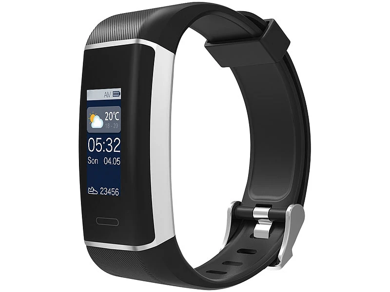 Newgen Medicals Sport-Uhren:Fitness-GPS-Armband Mit XL-Farb-Display (Versandrückläufer) 4 Newgen Medicals Sport-Uhren:Fitness-GPS-Armband Mit XL-Farb-Display (Versandrückläufer) – Bild 4