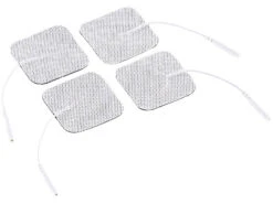 Newgen Medicals Elektro Pads:Elektroden-Pads Für Reizstrom-Geräte, 2-mm-Anschluss, 5x5 Cm, 4er-Set