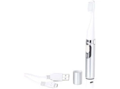 Newgen Medicals Reisezahnbürste:Elektrische USB-Akku-Reise-Schallzahnbürste 28.000 RpM, IPX7, Timer 7 Newgen Medicals Reisezahnbürste:Elektrische USB-Akku-Reise-Schallzahnbürste 28.000 RpM, IPX7, Timer -Newgen medicals Shop nx7415 2