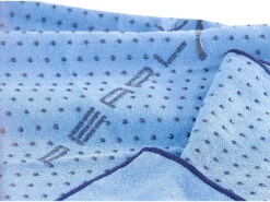 PEARL Sports Yogamatte:2in1-Mikrofaser-Yoga-Handtuch & Auflage, Saugfähig, Rutschfest, Blau -Newgen medicals Shop nx7558 0