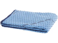 PEARL Sports Yogamatte:2in1-Mikrofaser-Yoga-Handtuch & Auflage, Saugfähig, Rutschfest, Blau -Newgen medicals Shop nx7558 3