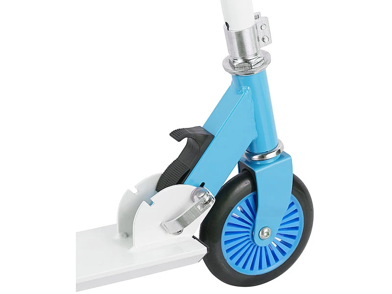 PEARL Tretroller Kinder:Klappbarer City-Roller Für Kinder, Ultraleicht, Max. 50 Kg, Blau 3 PEARL Tretroller Kinder:Klappbarer City-Roller Für Kinder, Ultraleicht, Max. 50 Kg, Blau – Bild 3
