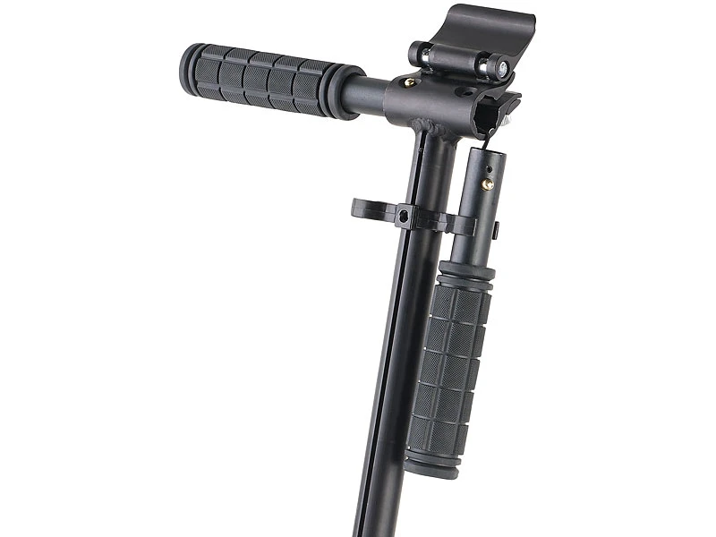 PEARL Scooter Mit Federung:Klappbarer Profi-City-Roller, XXL-Räder, 2-fache Federung, Bis 100 Kg 9 PEARL Scooter Mit Federung:Klappbarer Profi-City-Roller, XXL-Räder, 2-fache Federung, Bis 100 Kg – Bild 9