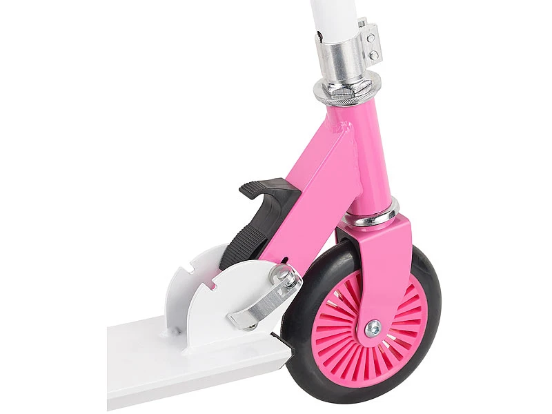 PEARL Kinderroller:Klappbarer City-Roller Für Kinder, Ultraleicht, Max. 50 Kg, Rosa 3 PEARL Kinderroller:Klappbarer City-Roller Für Kinder, Ultraleicht, Max. 50 Kg, Rosa – Bild 3