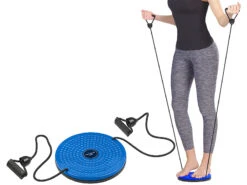 PEARL Sports Fitness Drehscheibe:2er-Set Fitness Twisting Disks Mit Expander Für Bauch, Taille & Arme 6 PEARL Sports Fitness Drehscheibe:2er-Set Fitness Twisting Disks Mit Expander Für Bauch, Taille & Arme -Newgen medicals Shop nx7664 3