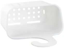 BadeStern Duschregal:Duschkorb Mit Aufhänge-Haken Und Ablaufgitter, Erweiterbar, Weiß -Newgen medicals Shop nx7876 1