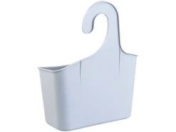 BadeStern Duschkorb Zum Hängen:Duschkorb Mit Aufhänge-Haken Und Ablaufgitter, Erweiterbar, Grau -Newgen medicals Shop nx7877 1