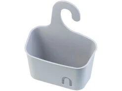 BadeStern Duschkorb Zum Hängen:Duschkorb Mit Aufhänge-Haken Und Ablaufgitter, Erweiterbar, Grau -Newgen medicals Shop nx7877 3