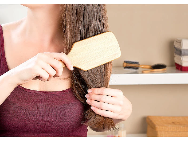 Sichler Beauty Bürste:3er-Set Haarbürsten Aus Bambusholz, Rund-, Paddel- Und Pflegebürste 6 Sichler Beauty Bürste:3er-Set Haarbürsten Aus Bambusholz, Rund-, Paddel- Und Pflegebürste – Bild 6