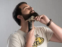 Sichler Schere:2er-Set Edelstahl-Bartschneide-Set: Bartschere Und 2in1-Kamm -Newgen medicals Shop nx7885 7