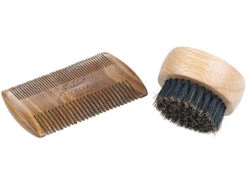 Sichler Kamm:Bartpflege-Set: 2-seitiger Holzkamm & Bartbürste (Wildschweinborsten) 21 Sichler Kamm:Bartpflege-Set: 2-seitiger Holzkamm & Bartbürste (Wildschweinborsten) -Newgen medicals Shop nx7886 3