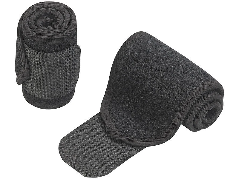 PEARL Sports Handgelenkschoner:2er-Set Handgelenk-Bandage Für Kraftsport, Aus Neopren, Universalgröße 4 PEARL Sports Handgelenkschoner:2er-Set Handgelenk-Bandage Für Kraftsport, Aus Neopren, Universalgröße – Bild 4