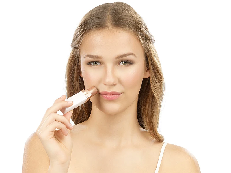 Sichler Beauty Gesichtshaarentferner:Elektrischer Mini-Damenrasierer Mit LED, In Lippenstift-Optik 12 Sichler Beauty Gesichtshaarentferner:Elektrischer Mini-Damenrasierer Mit LED, In Lippenstift-Optik – Bild 12