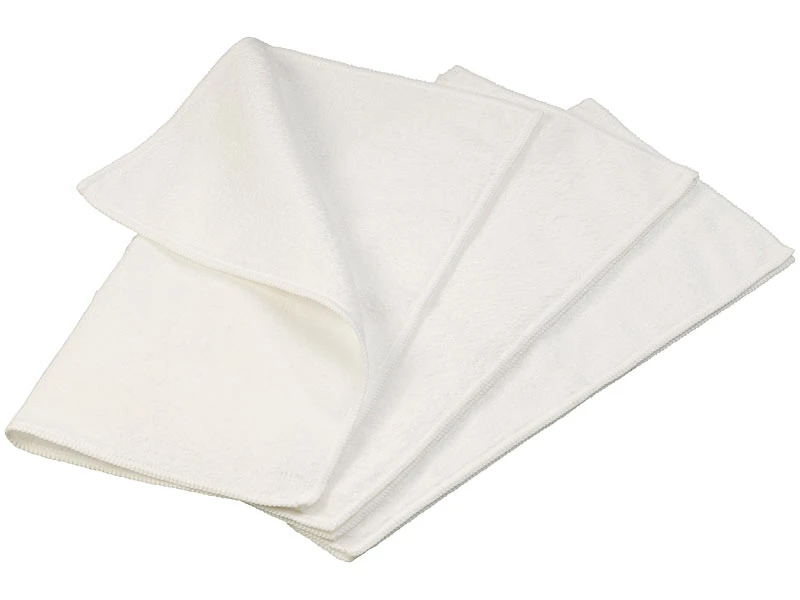 Sichler Beauty Mikrofaser Tücher:Mikrofaser-Kosmetiktücher Zur Gesichtspflege, 30 Stück, Weiß, 30x30 Cm 6 Sichler Beauty Mikrofaser Tücher:Mikrofaser-Kosmetiktücher Zur Gesichtspflege, 30 Stück, Weiß, 30x30 Cm – Bild 6