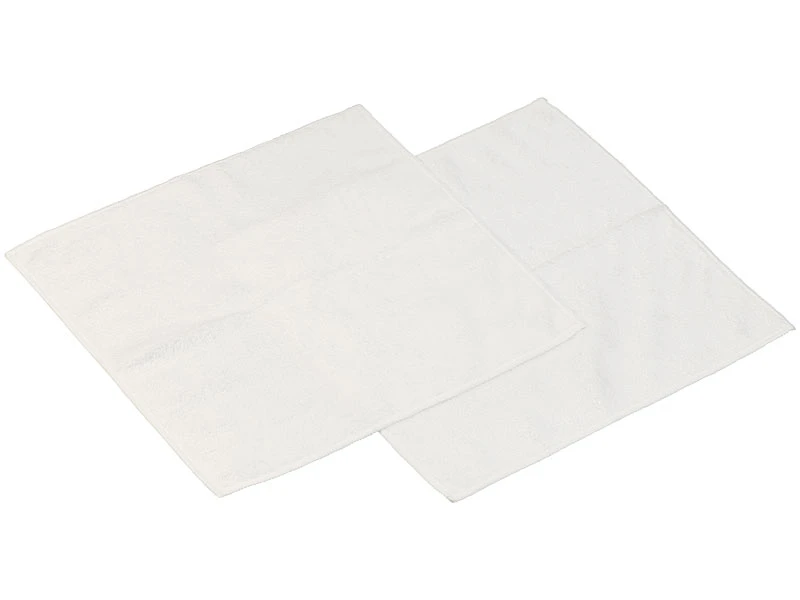 Sichler Beauty Mikrofaser Tücher:Mikrofaser-Kosmetiktücher Zur Gesichtspflege, 30 Stück, Weiß, 30x30 Cm 7 Sichler Beauty Mikrofaser Tücher:Mikrofaser-Kosmetiktücher Zur Gesichtspflege, 30 Stück, Weiß, 30x30 Cm – Bild 7