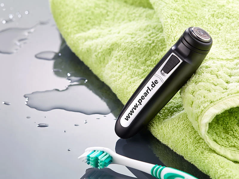 PEARL Reiserasierer:Elektrischer Mini-Reise-Rasierer Mit Batteriebetrieb 2 PEARL Reiserasierer:Elektrischer Mini-Reise-Rasierer Mit Batteriebetrieb – Bild 2