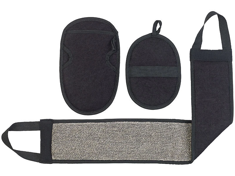 Sichler Beauty Pflegeset Damen:3-teiliges Badeset Für Reinigung, Massage & Peeling, Gesicht & Körper 2 Sichler Beauty Pflegeset Damen:3-teiliges Badeset Für Reinigung, Massage & Peeling, Gesicht & Körper – Bild 2