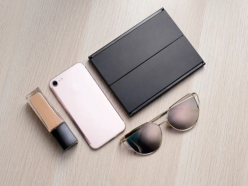 Sichler Beauty Kosmetikspiegel:Klappbarer Schminkspiegel Mit 8 LEDs Und Ständer, Batteriebetrieben 10 Sichler Beauty Kosmetikspiegel:Klappbarer Schminkspiegel Mit 8 LEDs Und Ständer, Batteriebetrieben – Bild 10