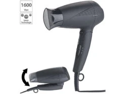 Sichler Beauty Föhn Klappbar:Klappbarer Reise-Haartrockner Mit Ionen-Technologie, 1.600 Watt
