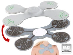Speeron Rückentrainer Elektrisch:EMS-Muskeltrainer/-Stimulator Für Rücken & Schulter, Silikon, 4 Pads