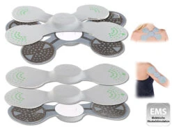 Speeron EMS Muscle-Stimulator:EMS-Muskeltrainer-Pack 2x 2er-Pad Und 1x 4er-Pad, 6 Programme
