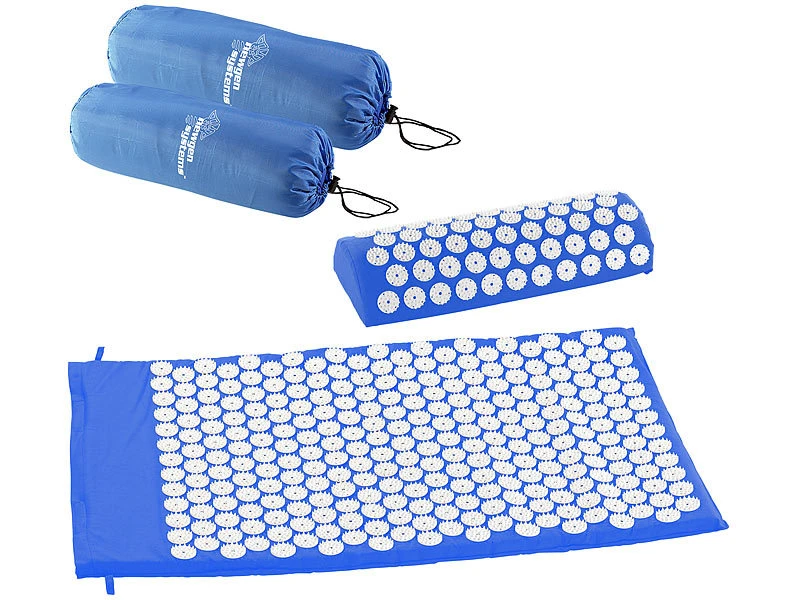 Newgen Medicals Nadelmatte:Entspannungsmatte Und Entspannungskissen Mit Druckpunkten Im Set 2 Newgen Medicals Nadelmatte:Entspannungsmatte Und Entspannungskissen Mit Druckpunkten Im Set – Bild 2