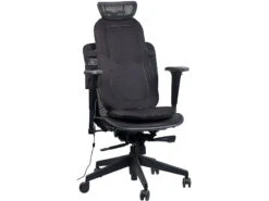 Newgen Medicals Massagesitzauflage:Shiatsu-Sitzauflage Für Rückenmassage, Mit IR-Tiefenwärme & Vibration -Newgen medicals Shop nx8810 6